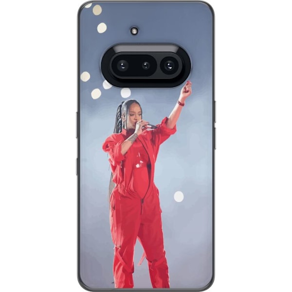 Nothing Phone (3a) Läpinäkyvä kuori Rihanna – Trendsetting Looks & Style