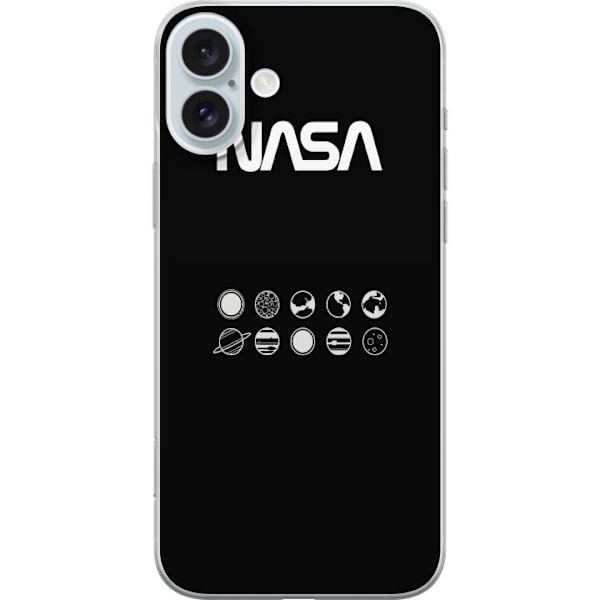 Apple iPhone 16 Plus Läpinäkyvä kuori NASA Planeetat