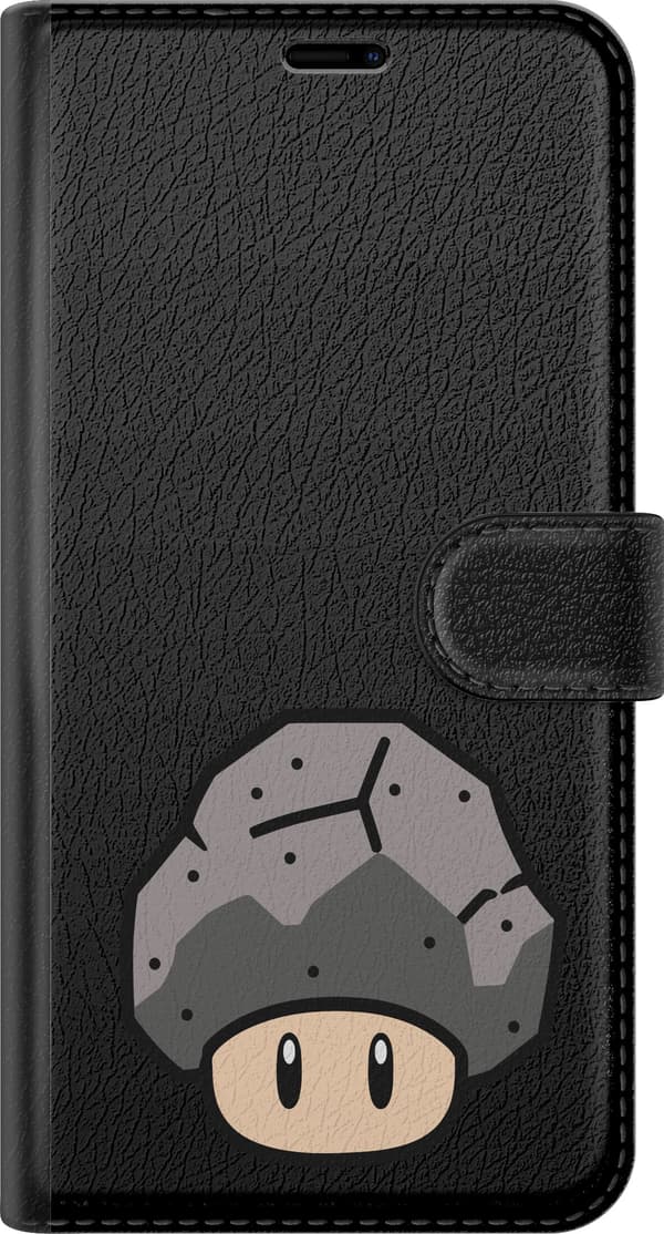 Kompatibelt Plånboksfodral till Xiaomi Redmi Note 15 Pro Grå stensvamp - Grått motiv med grå stensvamp. grå