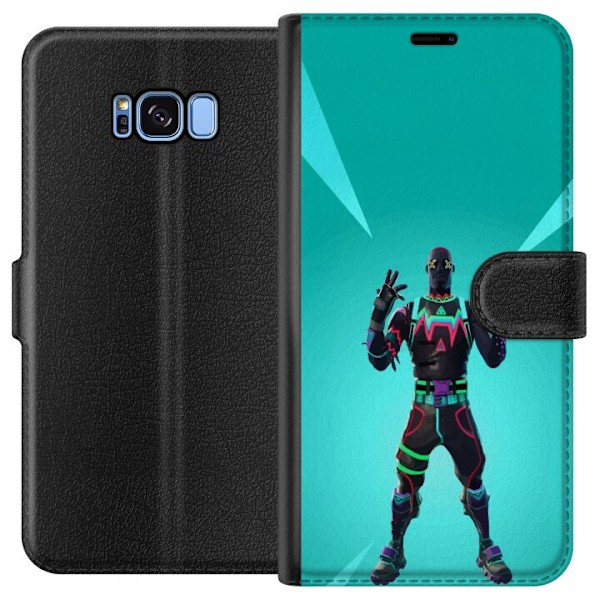 Samsung Galaxy S8 Tegnebogsetui sort ridder fortnite
