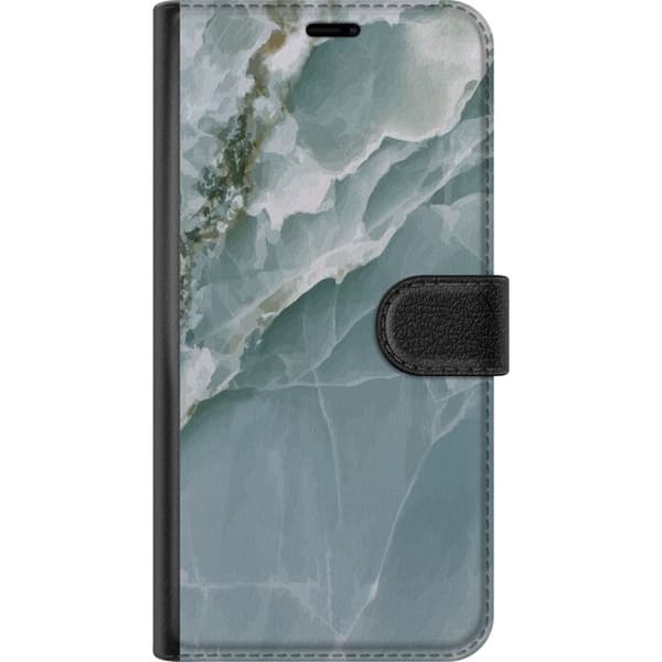 Kompatibel Tegnebogsetui til Samsung Galaxy A12 Marmor Ishøj