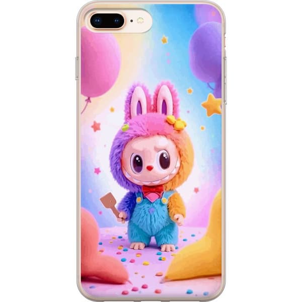 Kompatibelt Mobildeksel til Apple iPhone 8 Plus Vinyl monsterfigur kanin med nøkkelring