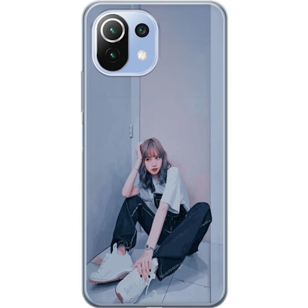 Xiaomi Mi 11 Lite Genomskinligt Skal Lisa from Blackpink – K-pop Style Icon