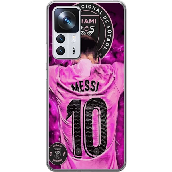 Xiaomi 12T Pro Läpinäkyvä kuori Messi