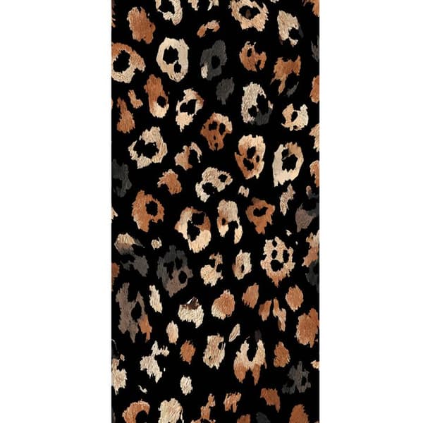 Kompatibel Tegnebogsetui til Apple iPhone 13 Pro Stilrent leopardmønster i brun, beige og sort på mørk baggrund sort