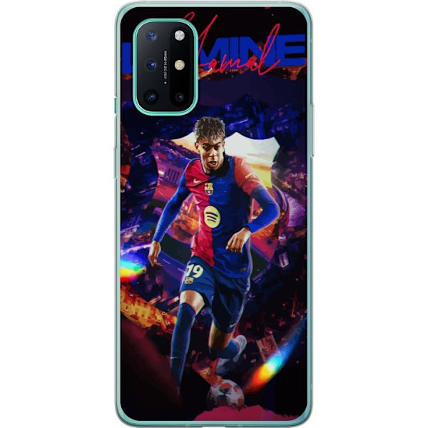 OnePlus 8T Läpinäkyvä kuori Yamal Rising Talent FC Barcelona Pelaaja Nuori Jalkapalloilija Suosittu Motiivi Urheilu Espanja Lahjakkuus