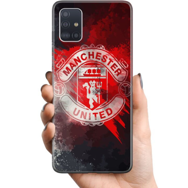 Samsung Galaxy A51 TPU Matkapuhelimen kuori Manchester United