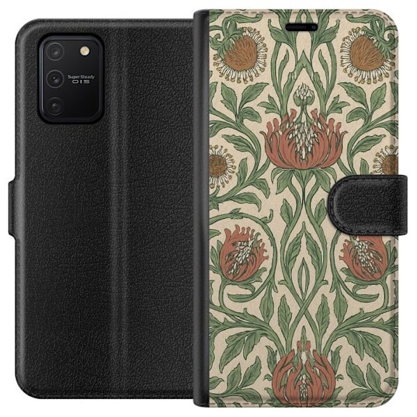 Samsung Galaxy S10 Lite Tegnebogsetui Blad Detaljer
