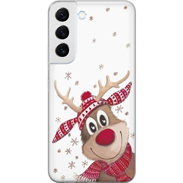 Samsung Galaxy S22+ 5G Läpinäkyvä kuori Hyvää Joulua