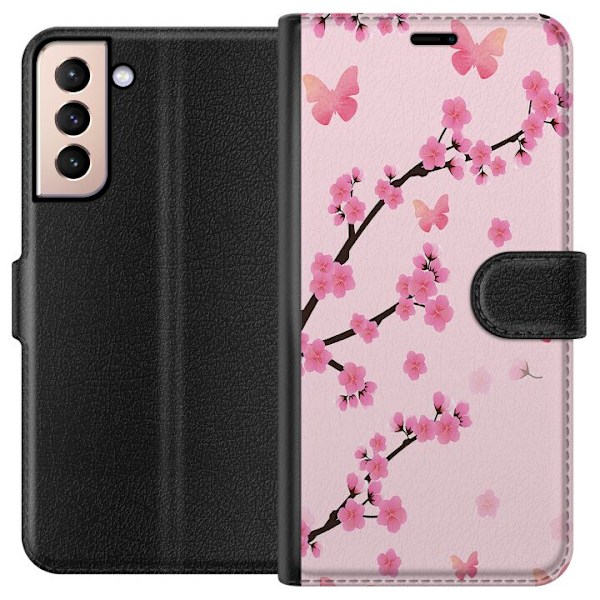 Samsung Galaxy S21 Plånboksfodral Blommor