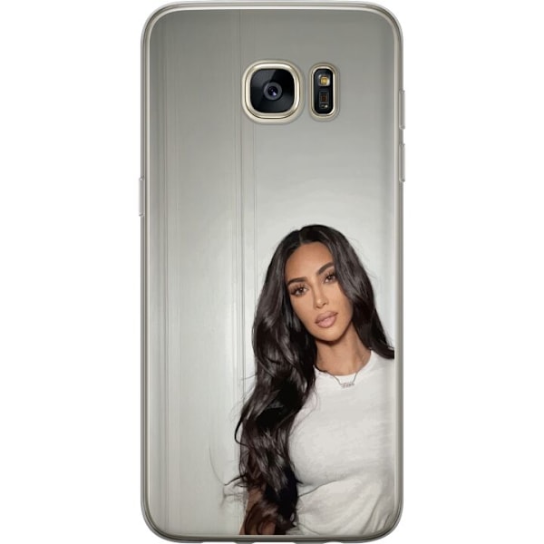 Samsung Galaxy S7 edge Genomskinligt Skal Kim Kardashian – I