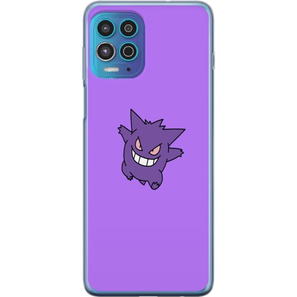 Motorola Moto G100 Gjennomsiktig deksel Gengar Pokémon