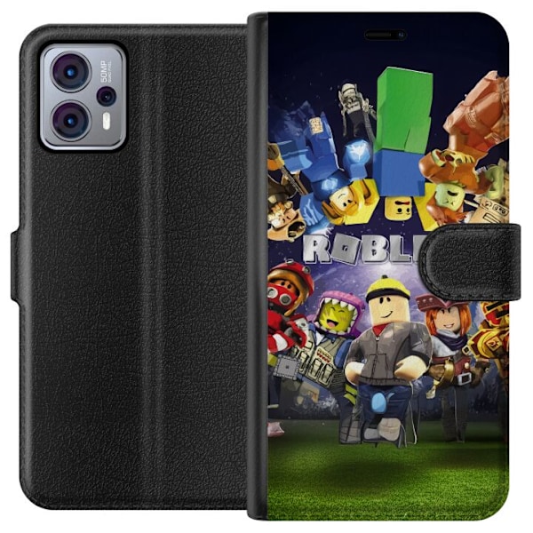 Motorola Moto G23 Lommeboketui Roblox Verden - Spilleventyr fo