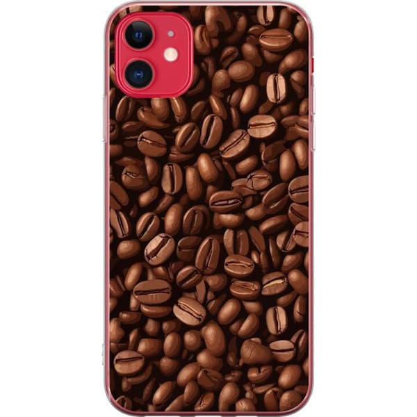Kompatibel Mobilcover til Apple iPhone 11 Kaffebönor närbild brun
