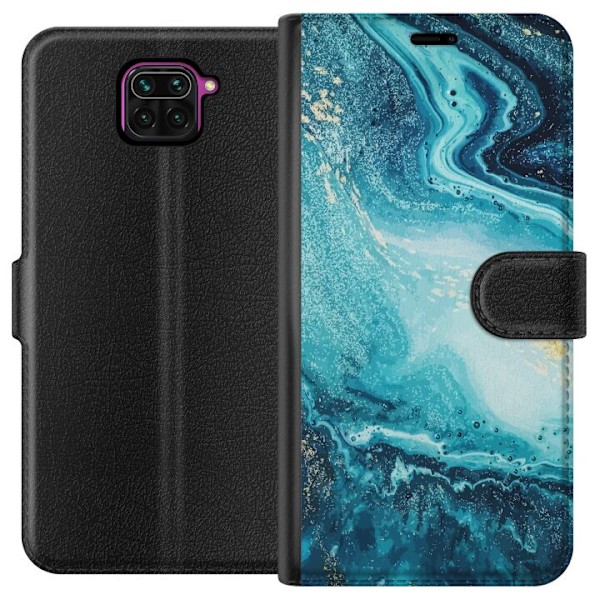 Xiaomi Redmi Note 9 Tegnebogsetui Marmur