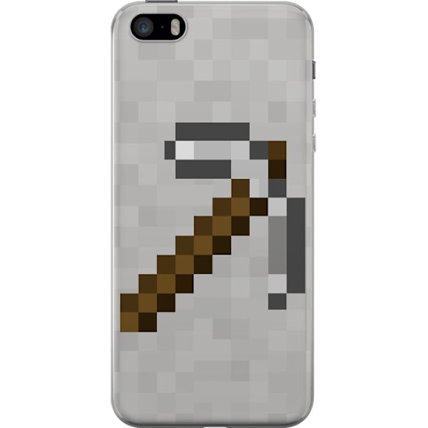 Apple iPhone 5s Genomskinligt Skal Minecraft Tools