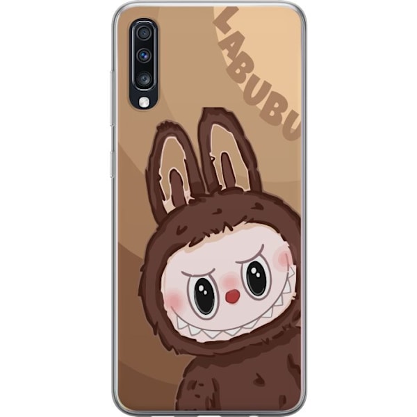 Samsung Galaxy A70 Genomskinligt Skal Labubu Cloud Cutie – V