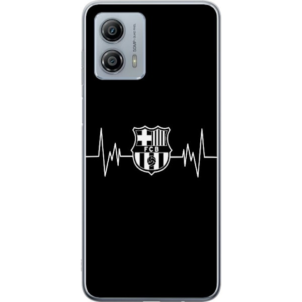 Motorola Moto G53 Gennemsigtig cover FC Barcelona