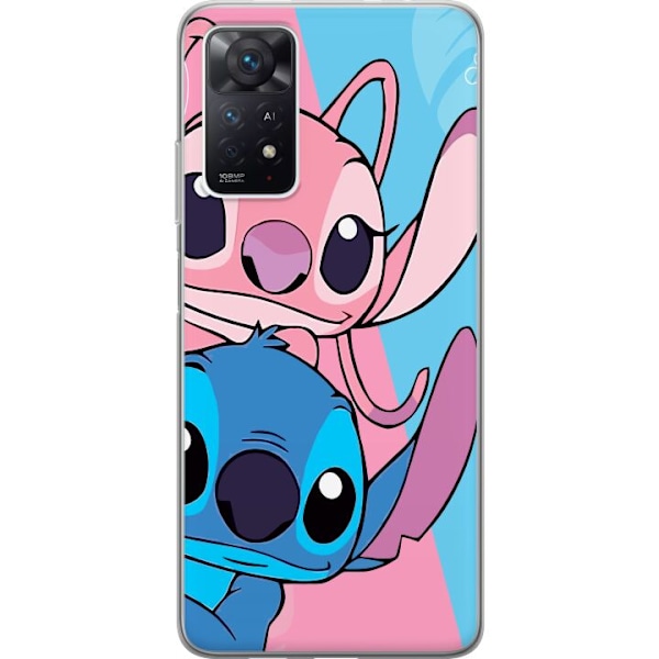 Xiaomi Redmi Note 11 Pro 5G Gjennomsiktig deksel Stitch & Ange