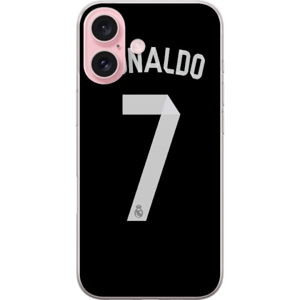 Apple iPhone 16 Läpinäkyvä kuori Ronaldo