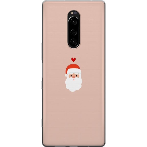 Sony Xperia 1 Genomskinligt Skal Kärlek Tomte