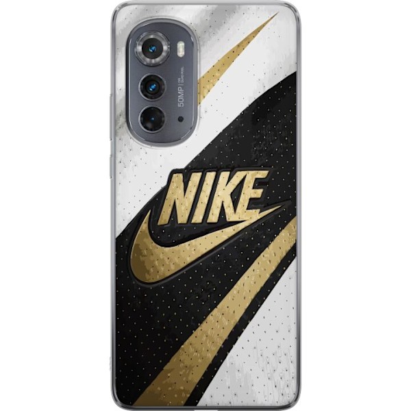 Motorola Edge (2022) Läpinäkyvä kuori Nike