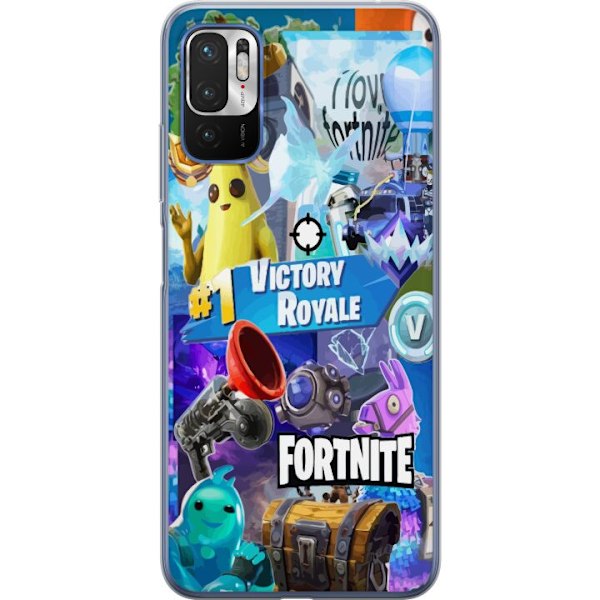 Xiaomi Redmi Note 10 5G Genomskinligt Skal Fortnite