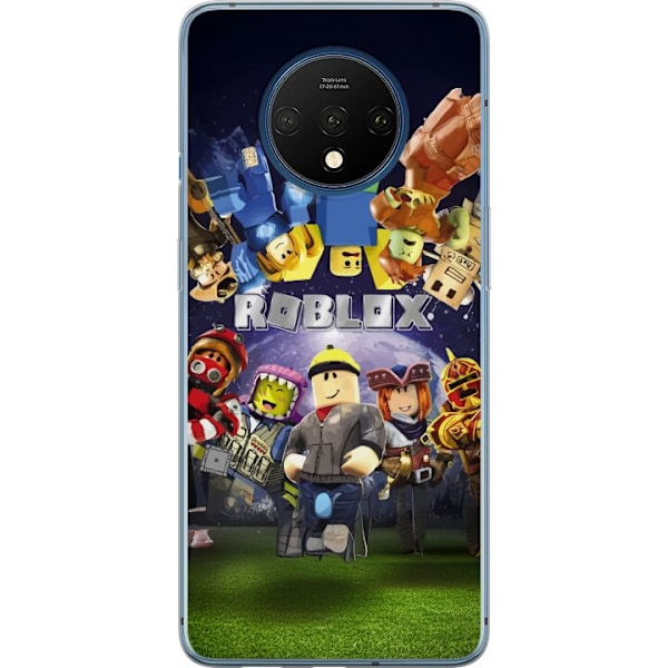OnePlus 7T Läpinäkyvä kuori Roblox Maailma - Pelaamisseikkailu Lapsille ja Nuorille