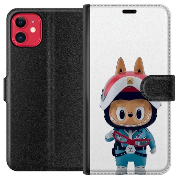 Apple iPhone 11 Lompakkokotelo How2work Labubu hirviöt x Ultr