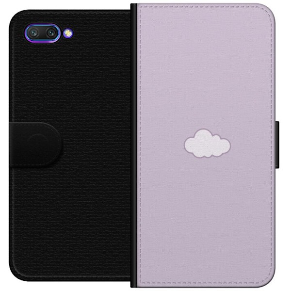 Honor 10 Plånboksfodral Lila Moln – minimalistiskt moln på