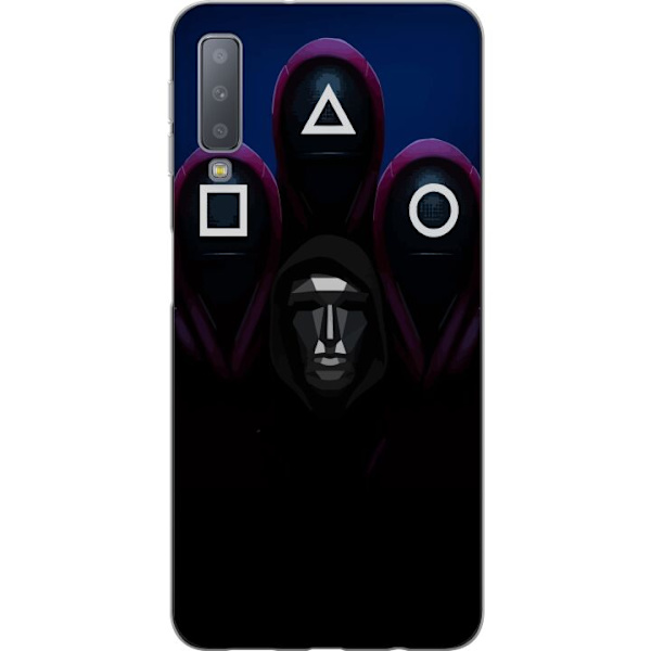 Samsung Galaxy A7 (2018) Läpinäkyvä kuori Squid Game Kausi 3 Uudet Ikoni Suosittu Sarja TV Motiivi Aasialainen Draama Trendikäs Graafinen Suunnitt