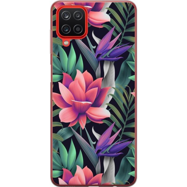 Samsung Galaxy A12 Cover / Mobilcover - Blomster