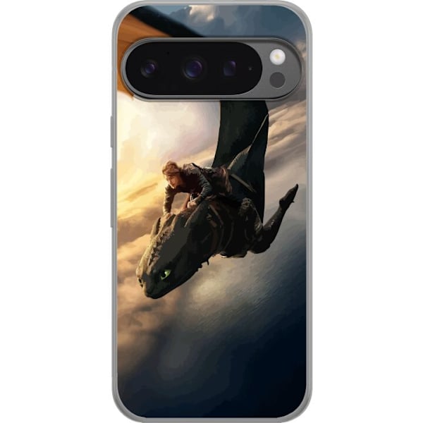 Google Pixel 9 Pro XL Gennemsigtig cover Drage Træner