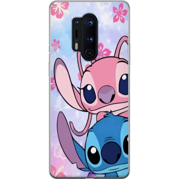 OnePlus 8 Pro Genomskinligt Skal Stitch & Angel