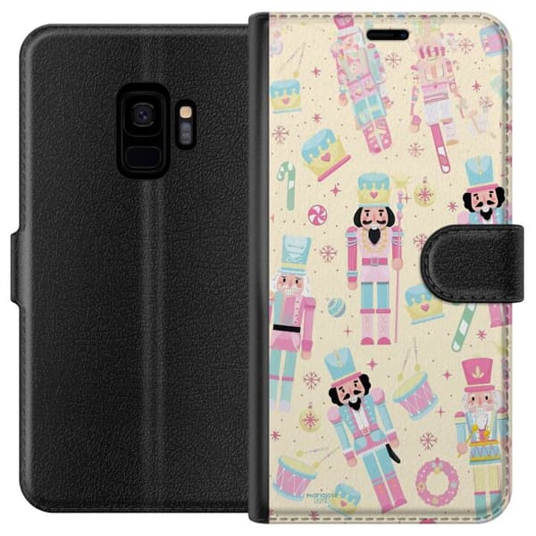 Kompatibelt Plånboksfodral till Samsung Galaxy S9 Jul rosa
