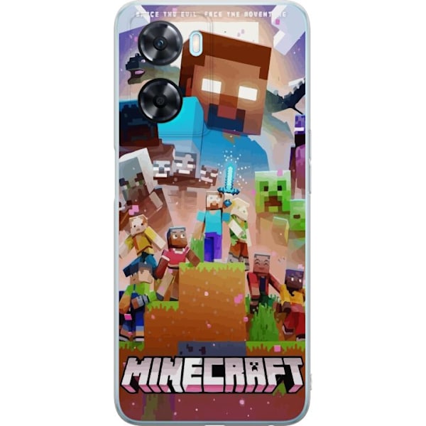 OnePlus Nord N20 SE Genomskinligt Skal Minecraft