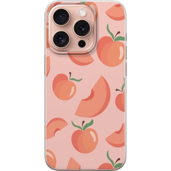 Apple iPhone 16 Pro Läpinäkyvä kuori Persika