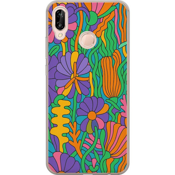 Huawei P20 lite Genomskinligt Skal Color Pop