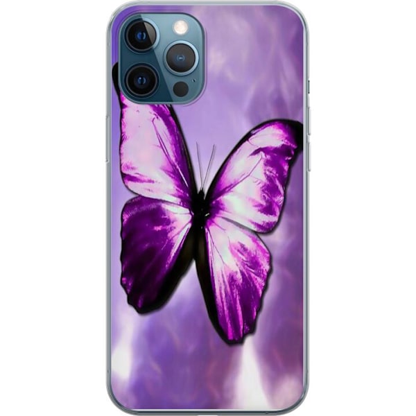 Apple iPhone 12 Pro Läpinäkyvä kuori Perhonen