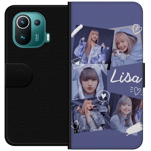 Xiaomi Mi 11 Pro Lompakkokotelo Lisa Blackpink – Aesthetic K-pop Queen