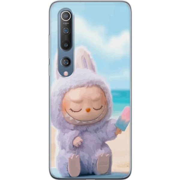 Xiaomi Mi 10 5G Läpinäkyvä kuori Labubu Vaaleanpunainen Tun