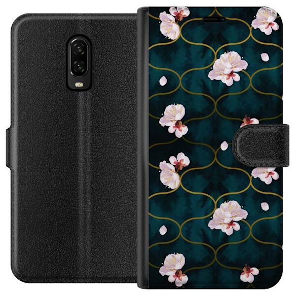 OnePlus 6T Plånboksfodral Blommor