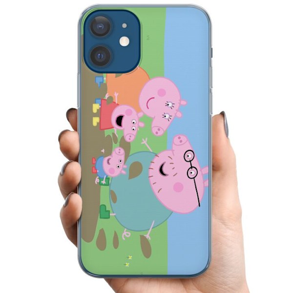 Apple iPhone 12  TPU Mobildeksel Greta Grå