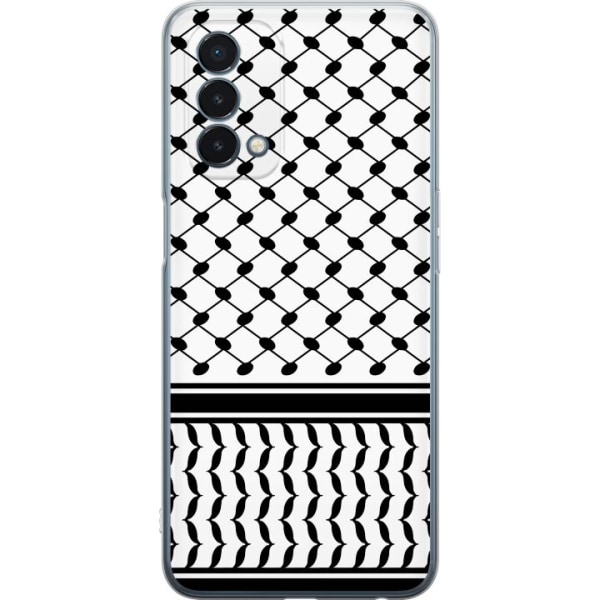 OnePlus Nord N200 5G Genomskinligt Skal Keffiyeh mönster