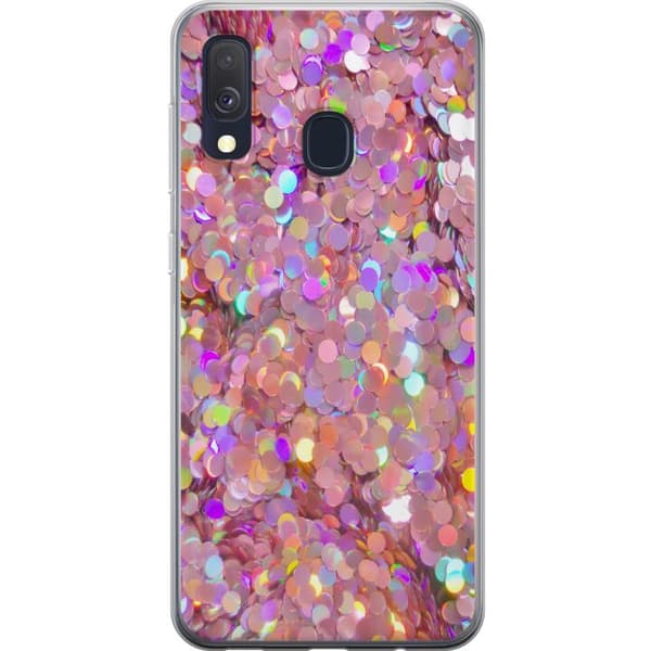 Kompatibelt Mobilskal till Samsung Galaxy A40 Glitter
