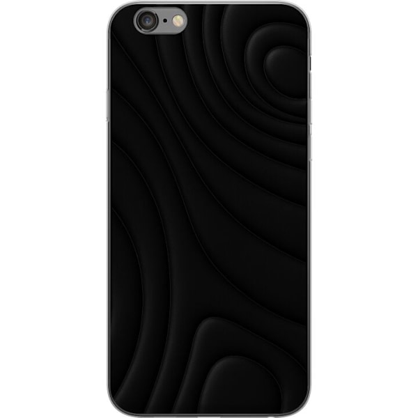 Apple iPhone 6 Plus Läpinäkyvä kuori Tummat Aallot