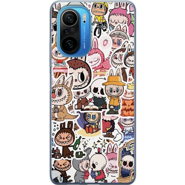Xiaomi Poco F3 Läpinäkyvä kuori Labubu All-Stars – POP MART Erikoispainos