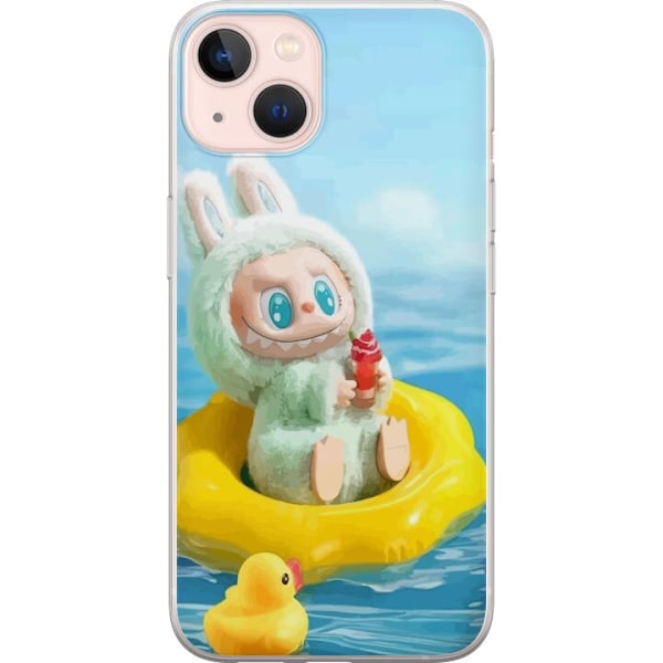 Apple iPhone 13 Läpinäkyvä kuori Labubu Stripe Attack - Rai