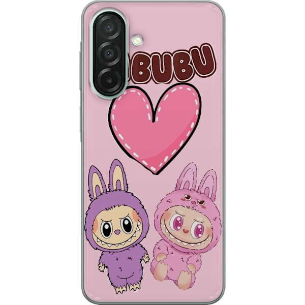 Samsung Galaxy A26 Läpinäkyvä kuori Labubu Pink Monster