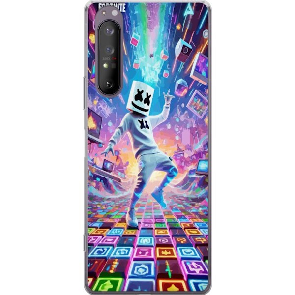 Sony Xperia 1 II Läpinäkyvä kuori Fortnite